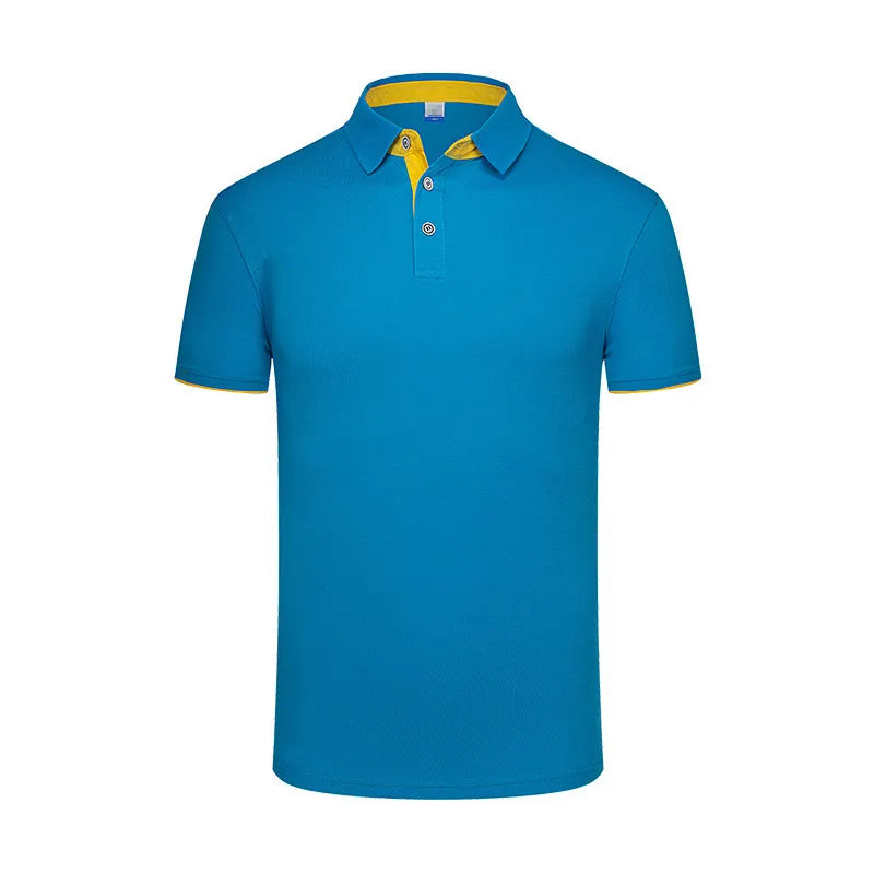 Plain Blue Golf Polo