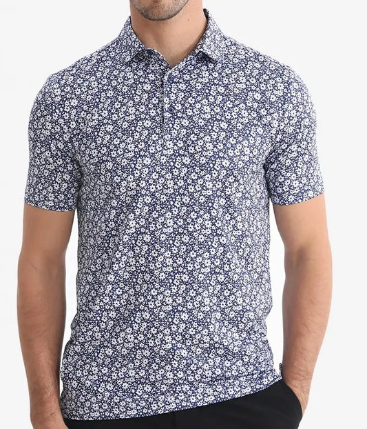 Blue Blossom Fairway Classic Golf Shirt