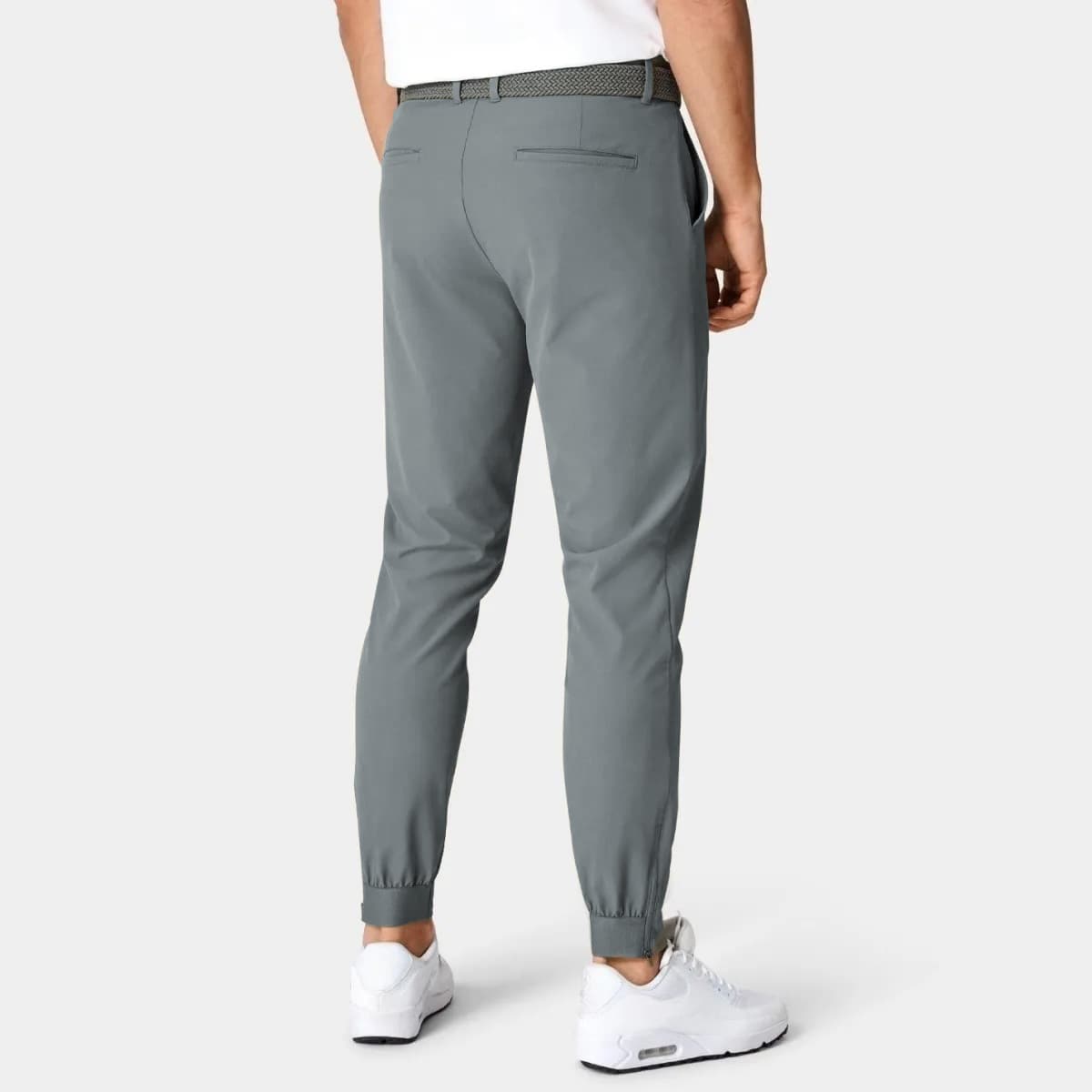 mens golf pants blue/gray