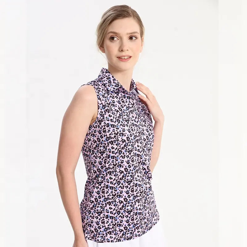 Lady Pink Granite Golf Shirt for women