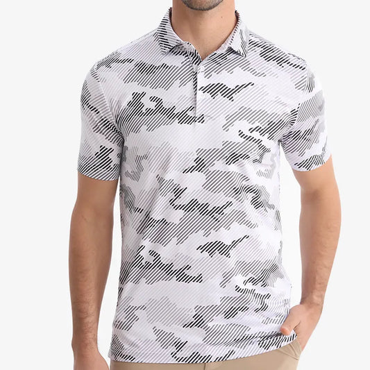 Camo Lines Golf Shirt