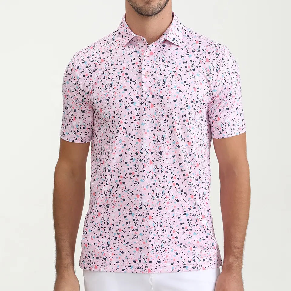 Granite Pink Golf Shirt