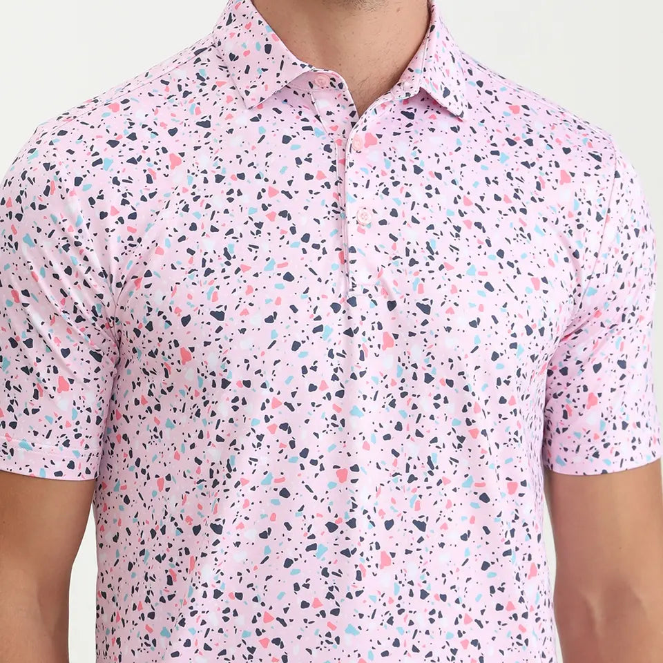 Granite Pink Golf Shirt